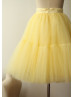 Yellow Tulle knee Length Tutu Skirt